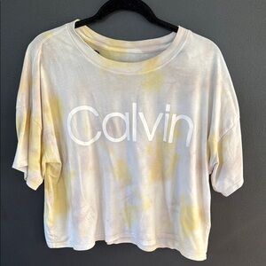 Calvin Klein Performance Tie Dye Crop Top